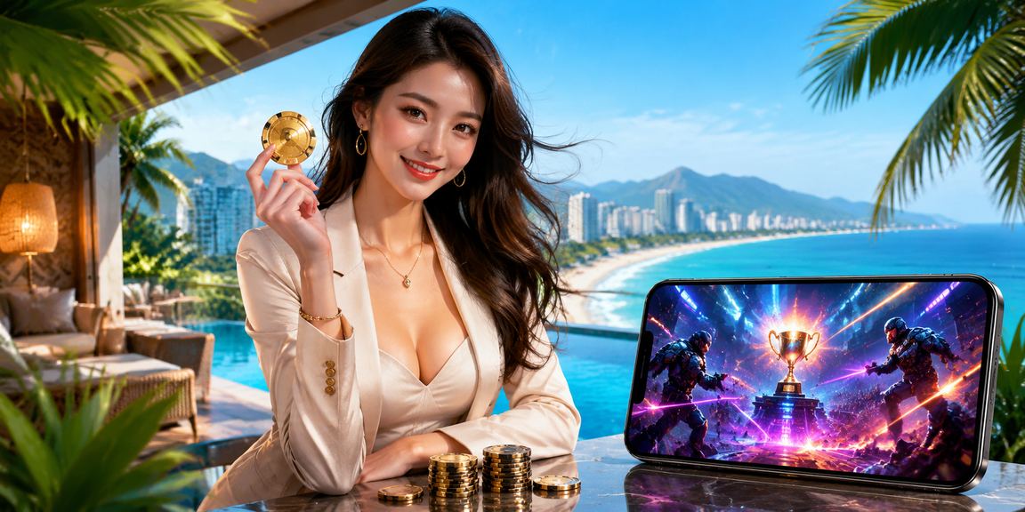 Người dùng tại Đà Nẵng trải nghiệm cá cược esports và thể thao trên bãi biển với thiết bị di động